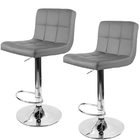 Kit 2 Banquetas Gomos Para Cozinha 3-35 Cinza