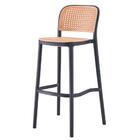 Kit 2 Banquetas Lia Amis Rivatti Em Polipropileno Preto Assen