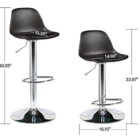 Kit 2 Banquetas Light Preto