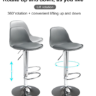 Kit 2 Banquetas Light Preto