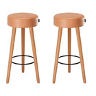 Kit 2 Banquetas Londres Cor Amarula - Speciale Home
