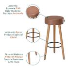 Kit 2 Banquetas Londres Cor Café - Speciale Home