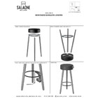 Kit 2 Banquetas Londres Cor Café - Speciale Home