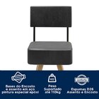 Kit 2 Banquetas Madeira Maciça Couro Sintético Barcelona  Pre