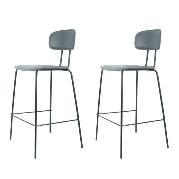 Kit 2 Banquetas New York Fratini 95 Cm (altura) Base Aço Pret