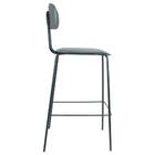 Kit 2 Banquetas New York Fratini 95 Cm (altura) Base Aço Pret