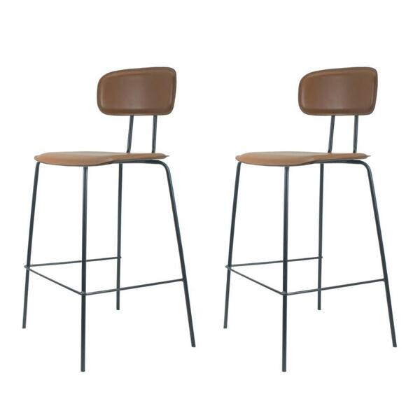 Kit 2 Banquetas New York Fratini 95 Cm (altura) Base Aço Pret