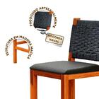 Kit 2 Banquetas Para Área De Lazer Madeira Maciça Assento Est