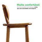 Kit 2 Banquetas Para Cozinha Americana Bar Alta Bistro Madeir