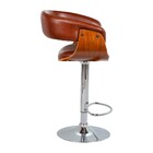 Kit 2 Banquetas Para Cozinha Giratória Brenna Base Disco Pu S