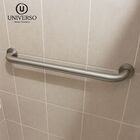 Kit 2 Barra Alca Apoio 40cm Inox Escovado Idoso ou PCD