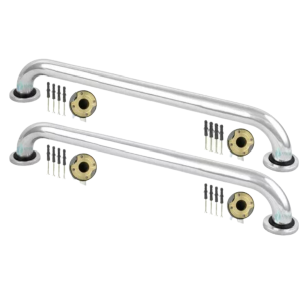 Kit 2 Barras De Apoio Alça De Segurança Idosos Deficientes Al