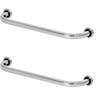 Kit 2 Barras De Apoio De Idoso Para Banheiro 60cm