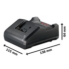 Kit 2 Baterias e 1 Carregador Starter Kit 13,8x11,4x6,4cm Bosch