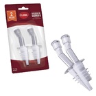 Kit 2 Bico Dosador Silicone Garrafa Azeite Vinagre Óleo Shoyu