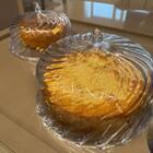 Kit 2 Boleiras Porta Bolo Com Cúpula 30cm Transparente Glassy