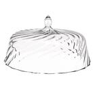 Kit 2 Boleiras Porta Bolo Com Cúpula 30cm Transparente Glassy