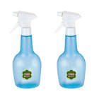 Kit 2 Borrifador De Água Pulverizador Manual 580 Ml Azul Sanr