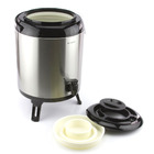 Kit 2 Botijão Garrafa Térmica Aço Inox Pressão Chimarrão Café