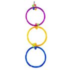 Kit 2 Brinquedos Espelho E Argolas Para Calopsita Agapornis E