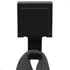 Kit 2 Cabide De Parede Gancho Com Ventosa Preto Max