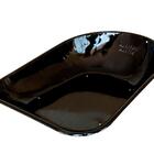 Kit 2 Caçamba Metálica P/ Carrinho De Mão Master Preta 45l