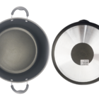 Kit 2 Caçarolas Tamanho Grande Familia Dona Chefa Anti Aderen