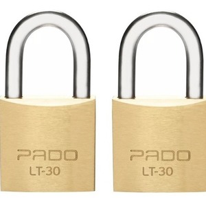 Foto de Kit 2 Cadeados Pado Latão Lt 30 Mm Não Enferruja Mesma Chave