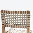 Kit 2 Cadeira Decorativa Corda Nautica Areia Pes Madeira Nacc