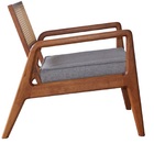 Kit 2 Cadeira Decorativa Para Sala De Tv Sevilha Castanho Pal