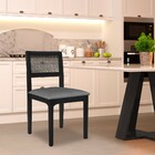 Kit 2 Cadeira Decorativa Sala De Jantar Nivea Ébano - Gran Be