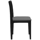 Kit 2 Cadeira Decorativa Sala De Jantar Nivea Ébano - Gran Be