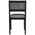 Kit 2 Cadeira Decorativa Sala De Jantar Nivea Ébano - Gran Be