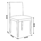 Kit 2 Cadeira Decorativa Sala De Jantar Steve Amêndoa G55 - G