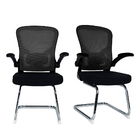 Kit 2 Cadeira Escritório Fixa Visitante Ergonômica C310v  Pre