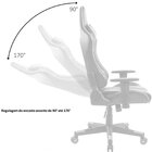 Kit 2 Cadeira Gamer Com Rodízios Pu Hawker 3315 Preta