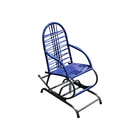 Kit 2 Cadeira Infantil Com Mola Azul