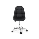 Kit 2 Cadeira Office Eiffel Botonê Base Giratória  Preta