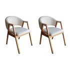 Kit 2 Cadeira Olivia Em Madeira Maciça De Eucalipto Factor Br