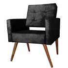 Kit 2 Cadeira Poltrona Consultório Escritório Recepção Reforç