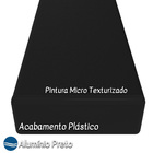 Kit 2 Cadeira Riviera Piscina Praia Alumínio Preto Tela Bege