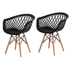 Kit 2 Cadeira Web Preta
