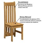 Kit 2 Cadeiras 100% Madeira Maciça Lille Espresso Móveis Nogu