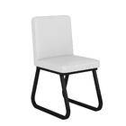 Kit 2 Cadeiras  Industrial Toronto Preto/corino Branco - M. A