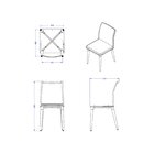 Kit 2 Cadeiras Abbey Com Pés Em Madeira Maciça Natural/champa