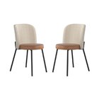 Kit 2 Cadeiras Aço Love Cabecasa Madeiraoriginals Preto/whisky