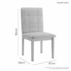 Kit 2 Cadeiras Agata Candian Jcm Movelaria Cinamomo-jolie 291