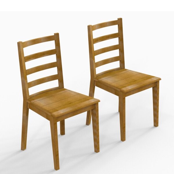 Kit 2 Cadeiras Aline 90x41cm Carmo Móveis Mel