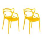 Kit 2 Cadeiras Allegra - Amarelo