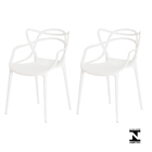 Kit 2 Cadeiras Allegra Branca